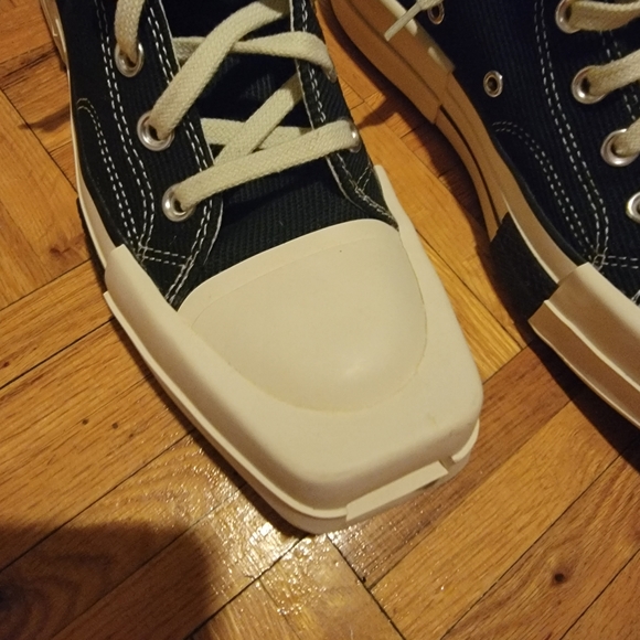 Rick Owens X Converse Turbodrk Hi Black/White - Picture 5 of 10